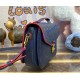 Louis Vuitton Monogram Empreinte Pochette Metis M41487-navy-blue