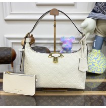 Louis Vuitton Monogram Empreinte leather Sac Sport M46610-cream