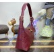 Louis Vuitton Monogram Empreinte leather Sac Sport M46610-wine-red