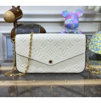 Louis Vuitton Felicie Pochette M64064-cream