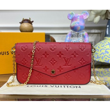 Louis Vuitton Felicie Pochette M64064-red