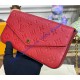 Louis Vuitton Felicie Pochette M64064-red