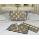 Louis Vuitton Monogram Empreinte Félicie Pochette M82479-gray