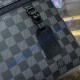 Louis Vuitton Damier Graphite Takeoff Pouch N40505-black