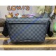 Louis Vuitton Damier Graphite Montsouris Messenger N46685-black