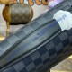 Louis Vuitton Damier Graphite Montsouris Messenger N46685-black