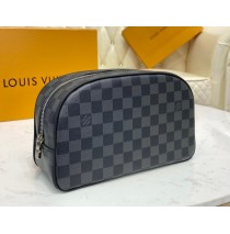 Louis Vuitton Damier Graphite Toiletry Kit N47527-black