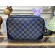 Louis Vuitton Damier Graphite Pochette Kasai N60501-black