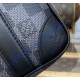 Louis Vuitton Damier Graphite Pochette Kasai N60501-black