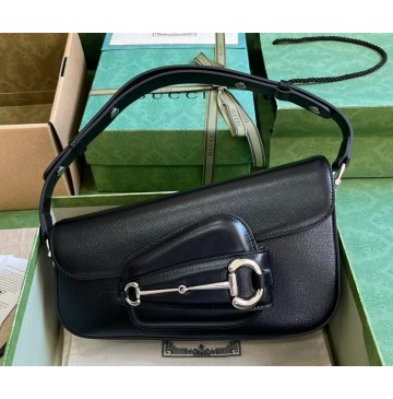 Gucci Horsebit 1955 Small Shoulder Bag GU764155L-black