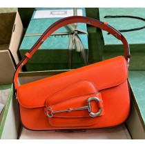 Gucci Horsebit 1955 Small Shoulder Bag GU764155L-orange