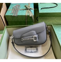 Gucci Horsebit 1955 Mini Shoulder Bag GU774209L-gray
