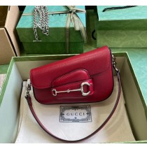 Gucci Horsebit 1955 Mini Shoulder Bag GU774209L-red