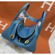 Hermes Lindy 26cm H6626G-Bleu-Jean