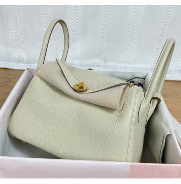 Hermes Lindy 26cm H6626G-Craie