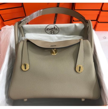 Hermes Lindy 26cm H6626G-Gris-Tourterelle