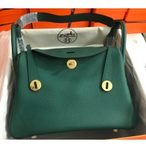 Hermes Lindy 26cm H6626G-Malachite