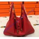 Hermes Lindy 26cm H6626G-Rouge-Casaque