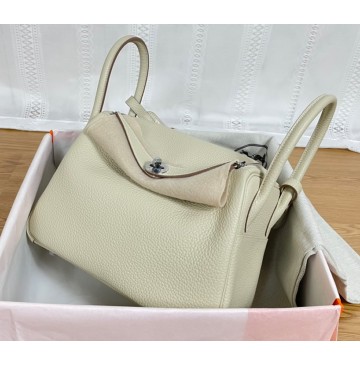 Hermes Lindy 26cm H6626W-Craie