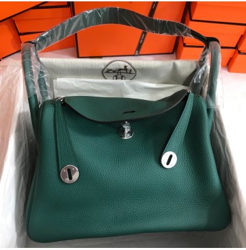 Hermes Lindy 26cm H6626W-Malachite