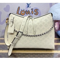 Louis Vuitton Mahina Leather Hand It All MM M24132-cream