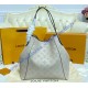 Louis Vuitton Mahina Leather Hina MM M54354-beige