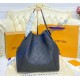 Louis Vuitton Mahina Leather Hina MM Noir M54354