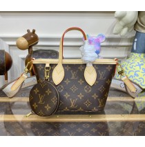 Louis Vuitton Monogram Canvas Neverfull BB M46705-beige