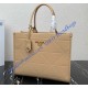 Prada Medium Leather Prada Symbole bag with topstitching PD1BA378-tan