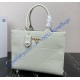 Prada Medium Leather Prada Symbole bag with topstitching PD1BA378-white