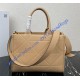 Prada Small Leather Prada Symbole bag with topstitching PD1BA379-tan