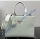 Prada Small Leather Prada Symbole bag with topstitching PD1BA379-white