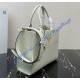 Prada Small Leather Prada Symbole bag with topstitching PD1BA379-white