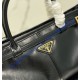 Prada Medium leather handbag with short handles PD1BA426-SS-black