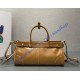 Prada Medium leather handbag with short handles PD1BA426-SS-caramel