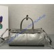 Prada Medium leather handbag with short handles PD1BA426-SS-gray