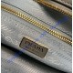 Prada Medium leather handbag with short handles PD1BA426-SS-gray