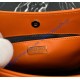 Prada Cleo brushed leather shoulder bag PD1BC499-orange