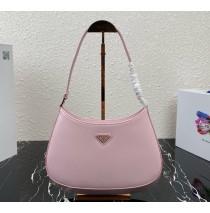 Prada Cleo brushed leather shoulder bag PD1BC499-pink