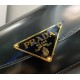 Prada Brushed leather shoulder bag PD1BD345-black