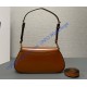 Prada Brushed leather shoulder bag PD1BD345-caramel