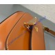 Prada Brushed leather shoulder bag PD1BD345-caramel