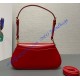 Prada Brushed leather shoulder bag PD1BD345-red