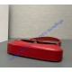 Prada Brushed leather shoulder bag PD1BD345-red