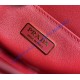 Prada Brushed leather shoulder bag PD1BD345-red