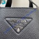 Prada Medium leather tote PD1BG335-black