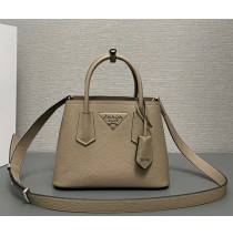 Prada Double Saffiano leather mini bag PD1BG443-gray