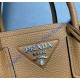 Prada Double Saffiano leather mini bag PD1BG443-light-brown