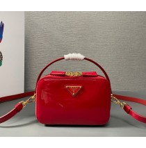 Prada Odette patent leather mini bag PD1BH206-red