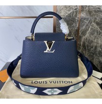 Louis Vuitton Capucines MM Bag M59438-blue